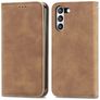 Mobigear Retro Slim Samsung Galaxy S21 FE Hoesje Bookcase Portemonnee - Bruin