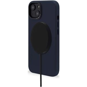 Decoded iPhone 14 Plus MagSafe Hoesje Echt Leer Backcover Shockproof - Steel Blue