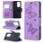 Mobigear Butterfly Huawei P40 Pro Hoesje Bookcase Portemonnee - Paars