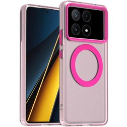 Mobigear Shockproof POCO X6 Pro MagSafe Hoesje Hardcase Backcover - Rood