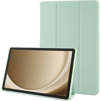 Mobigear Tri-Fold Gel Samsung Galaxy Tab A9 Plus (2023) Hoes TPU,Kunstleer Bookcase - Groen