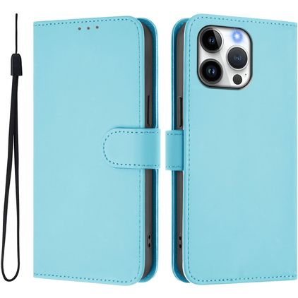 Mobigear Urban Wallet iPhone 16 Pro Max Hoesje Bookcase Portemonnee - Blauw