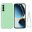 Mobigear Rubber Touch Samsung Galaxy A57 Siliconen Hoesje Backcover - Groen