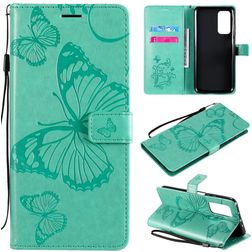 Mobigear Butterfly Xiaomi Mi 10T Hoesje Bookcase Portemonnee - Turquoise