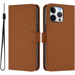 Mobigear Urban Wallet iPhone 16 Pro Max Hoesje Bookcase Portemonnee - Bruin