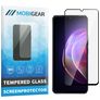 Mobigear Premium Vivo V21 Glazen Screenprotector - Case Friendly - Zwart