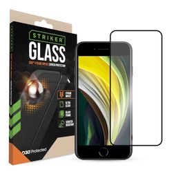 Striker Xtreme Impact iPhone SE (2022) Glazen Screenprotector - Case Friendly