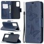 Mobigear Butterfly Samsung Galaxy A52 Hoesje Bookcase Portemonnee - Blauw