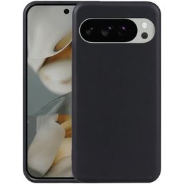 Mobigear Basics Google Pixel 10 Pro XL Hoesje Flexibel TPU Bookcase - Zwart
