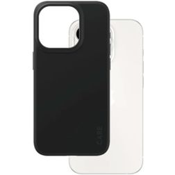 CARE by PanzerGlass Fashionable iPhone 15 Pro Siliconen Hoesje Backcover - Zwart