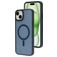 Mobiparts Hardcover iPhone 15 Plus MagSafe Hoesje Hardcase Backcover - Satin Blue