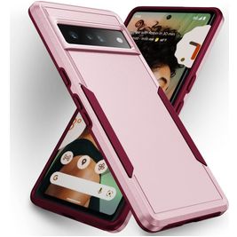 Mobigear Heavy Armor Google Pixel 7 Pro Hoesje Hardcase Backcover Shockproof - Roze