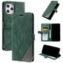 Mobigear Rhombus iPhone 12 Pro Max Hoesje Bookcase Portemonnee - Groen