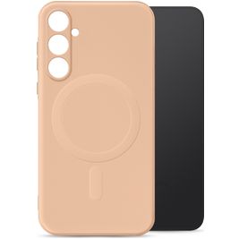 My Style Protective Flex Samsung Galaxy A55 MagSafe Hoesje Flexibel TPU Backcover - Soft Pink