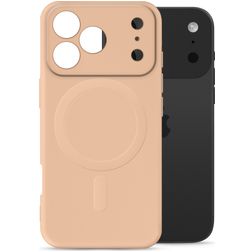 My Style Protective Flex iPhone 17 Pro Max MagSafe Hoesje Flexibel TPU Backcover - Soft Pink