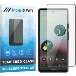 Mobigear Premium Google Pixel 7a Glazen Screenprotector - Case Friendly - Zwart