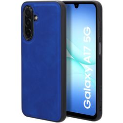 Mobiparts Classic Samsung Galaxy A17 MagSafe Hoesje TPU,Kunstleer Backcover - Sapphire Blue