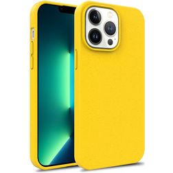 Mobigear Bio iPhone 15 Pro Hoesje Eco Friendly Backcover - Geel