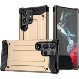 Mobigear Outdoor Samsung Galaxy S24 Ultra Hoesje Hardcase Backcover Shockproof - Goud