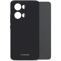 Mobilize Rubber Gelly OPPO Reno 13F Hoesje Flexibel TPU Backcover - Zwart