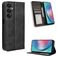Mobigear Sensation Samsung Galaxy M55 Hoesje Bookcase Portemonnee - Zwart