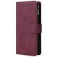 Mobigear Zipper Samsung Galaxy A51 Hoesje Bookcase Portemonnee - Rood