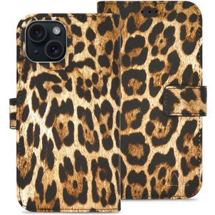 My Style Flex Wallet iPhone 14 Hoesje Bookcase Portemonnee - Wild Leopard