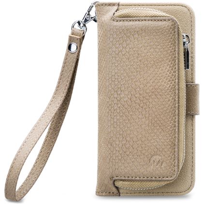 Mobilize Gelly Zipper Samsung Galaxy J5 (2017) Hoesje Uitneembare 2in1 Clutch - Latte
