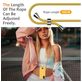 Mobigear Lanyard Card iPhone 16 Plus Siliconen Hoesje met koord en Pasjeshouder - Geel