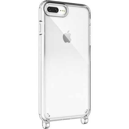 Mobigear Mix & Match Doorzichtig iPhone 7 Plus Flexibel TPU Hoesje met koord - Transparant