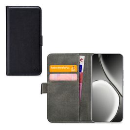 Mobilize Classic Gelly Wallet Realme GT 6 Hoesje Bookcase Portemonnee - Zwart