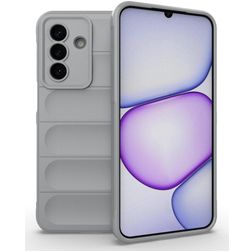 Mobigear Bumpy Samsung Galaxy A27 Hoesje Flexibel TPU Backcover - Grijs