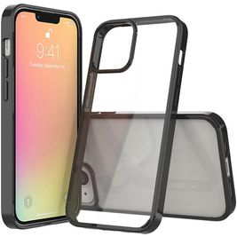 Mobigear Crystal iPhone 13 Hoesje Hardcase Backcover - Zwart