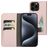 Mobiparts Classic Wallet iPhone 15 Pro Max Hoesje Bookcase Portemonnee - Roze