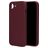 Mobiparts iPhone 16e Siliconen Hoesje Backcover - Plum Red