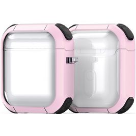 Mobigear Shockproof Apple AirPods 1 Hardcase Hoesje - Roze