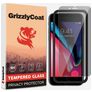 GrizzlyCoat Easy Fit AntiSpy iPhone 7 Glazen Screenprotector Privacy - Case Friendly + Installatie Frame