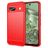Mobigear Brushed Slim Google Pixel 8a Hoesje Flexibel TPU Backcover - Rood