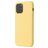 Mobigear Rubber Touch iPhone 12 Mini Siliconen Hoesje Backcover - Geel