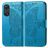 Mobigear Butterfly OPPO Reno 8T 4G Hoesje Bookcase Portemonnee - Blauw