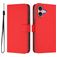 Mobigear Urban Wallet iPhone 16 Hoesje Bookcase Portemonnee - Rood