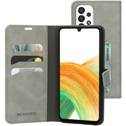 Mobiparts Classic Wallet Samsung Galaxy A33 Hoesje Bookcase Portemonnee - Granite Grey