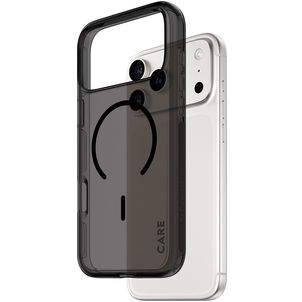 CARE by PanzerGlass Flagship iPhone 17 Pro Max MagSafe Hoesje Hardcase Backcover - Smokey Black