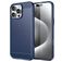 Mobigear Brushed Slim iPhone 16 Pro Hoesje Flexibel TPU Backcover - Blauw