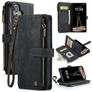 CaseMe C30 iPhone 17 Hoesje Bookcase Portemonnee - Zwart