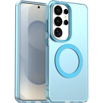 Mobigear Shockproof Samsung Galaxy S26 Ultra MagSafe Hoesje Hardcase Backcover - Blauw