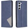 Mobigear Rhombus Slim Samsung Galaxy S23 Hoesje Bookcase - Blauw