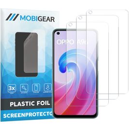 Mobigear OPPO A96 Screenprotector Folie - Case Friendly (3-Pack)