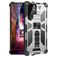 Mobigear Armor Stand Samsung Galaxy S22 Ultra Hoesje Hardcase Backcover Shockproof met Standaard - Zilver