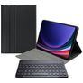 Mobilize Detachable Bluetooth Keyboard Samsung Galaxy Tab S9 Hoes AZERTY Bluetooth Toetsenbord Bookcase - Zwart
